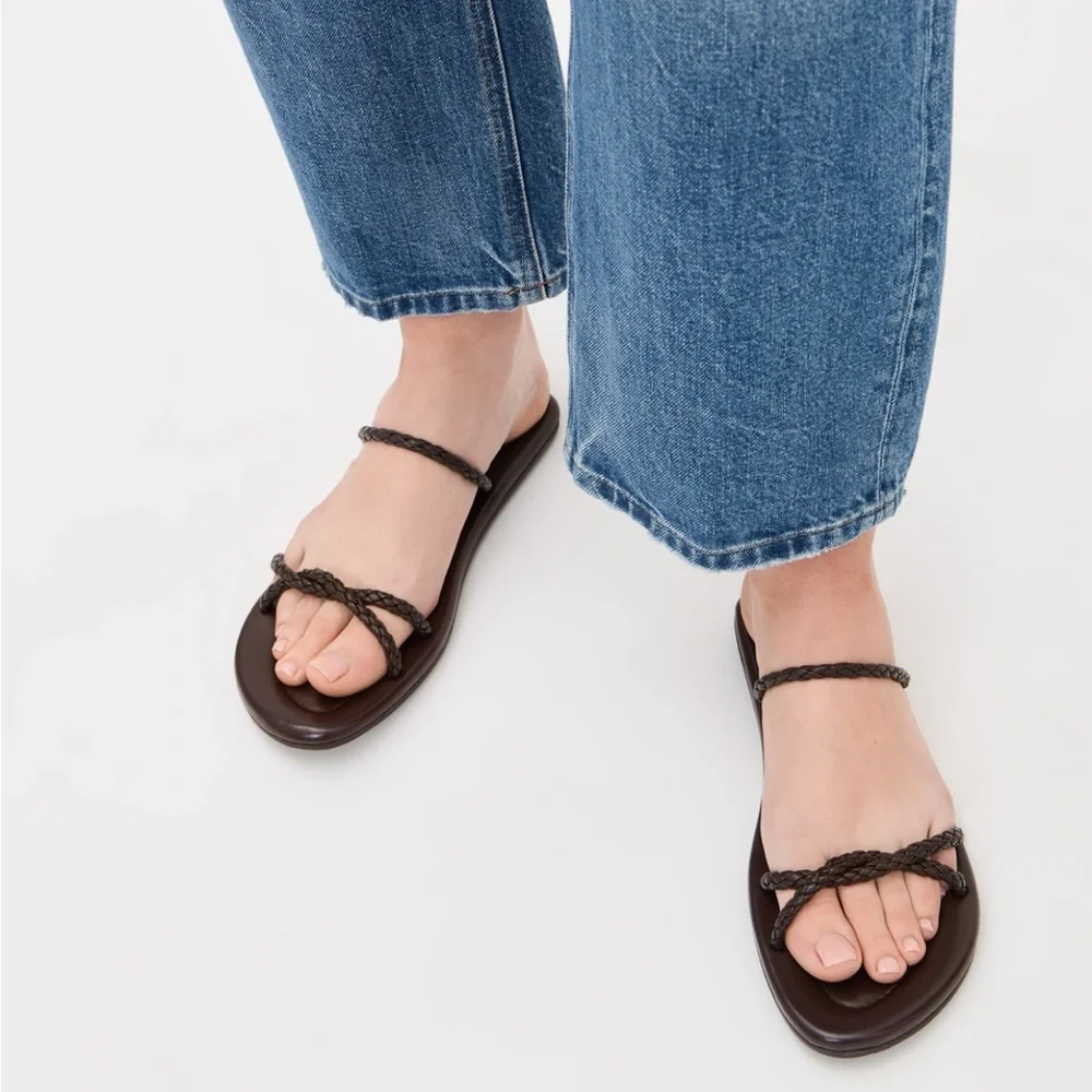 St. Agni Woven Rope Slide NWT - Picture 2 of 9